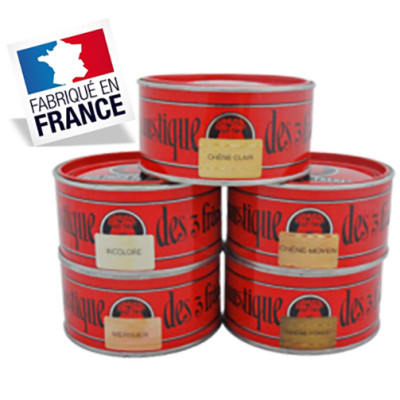 Encaustique pâte pure térébenthine 400gr (Chêne clair)