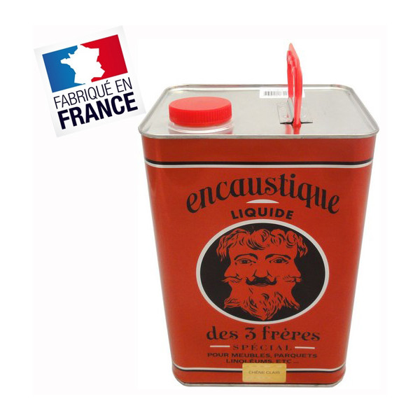 LES TROIS FRERES - Encaustique Liquide Pure Térébenthine 5L