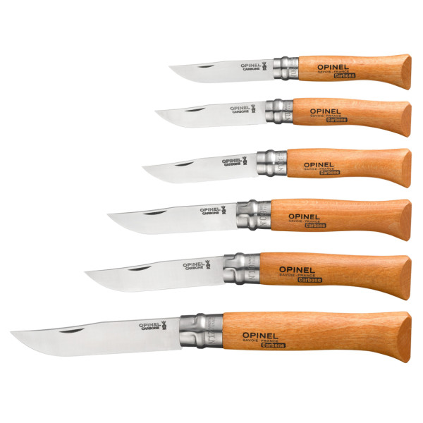 OPINEL - Couteau Carbone Virole Nickelée