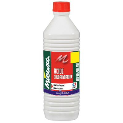 ACIDE CHLORHYDRIQUE 1L MIEUXA 23% (Vendu par 1)
