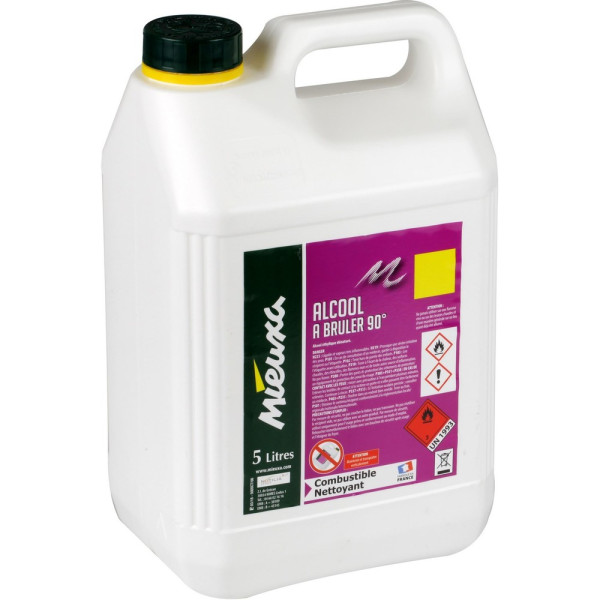 MIEUXA - Alcool à Brûler 90° 5L