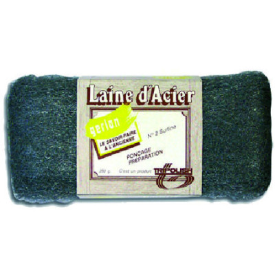 Laine d'acier n°2 ponçage 250g