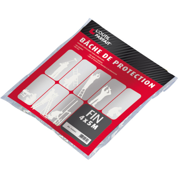 L'OUTIL PARFAIT - Bâche de Protection Fine 4x5m
