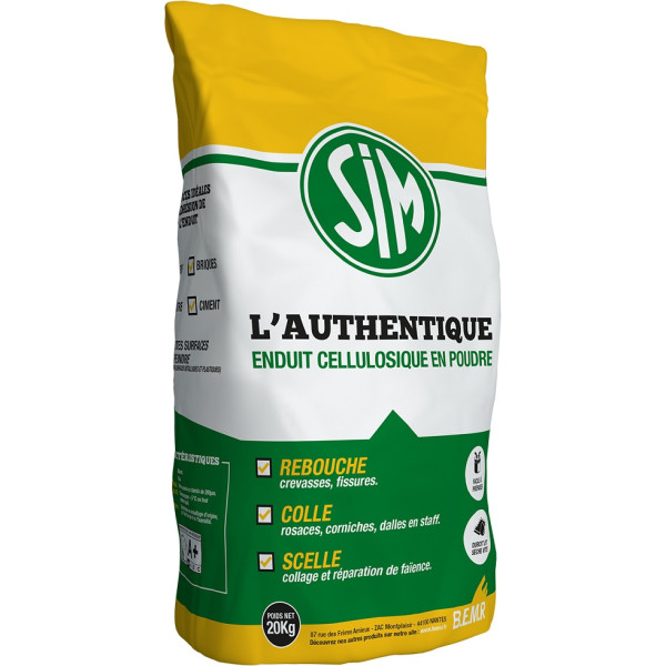 SIM - Sim Enduit de Rebouchage 20kg