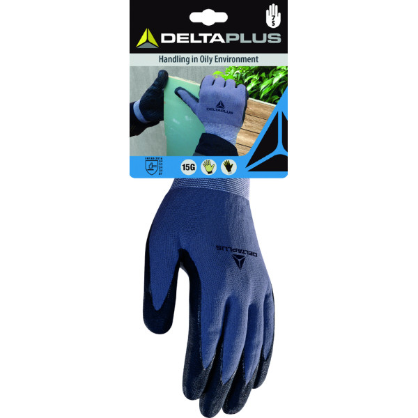 DELTA PLUS - Gants Extragrip Tricot Polyamide Spandex Noirs sur Carte