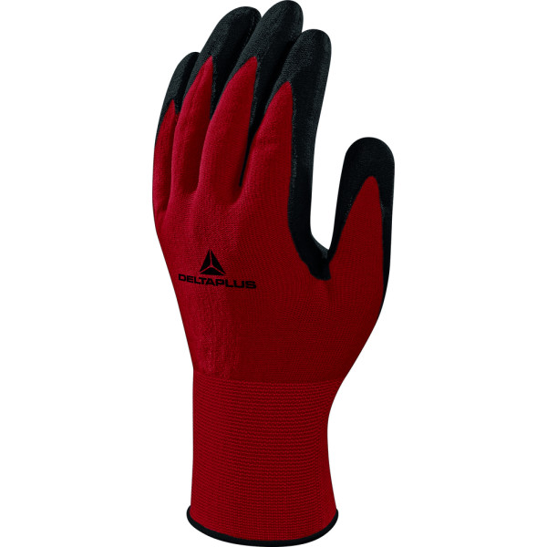 DELTA PLUS - Gants Extragrip Tricot Polyamide Spandex Rouges sur Carte
