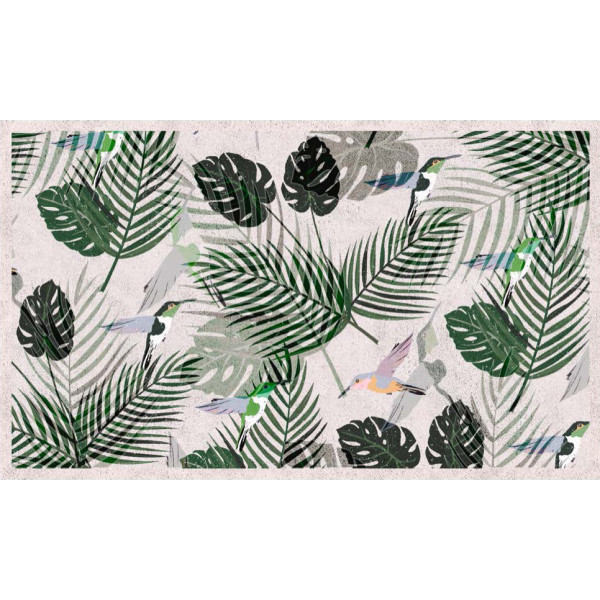 MERCURY - Tapis Velvet Nature 45x75cm