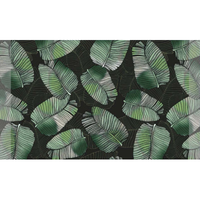Tapis Velvet Feuillage Tropical2 45x75cm