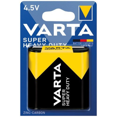PILE SALINE 3R12 4.5V VARTA    BL1 (Vendu par 1)