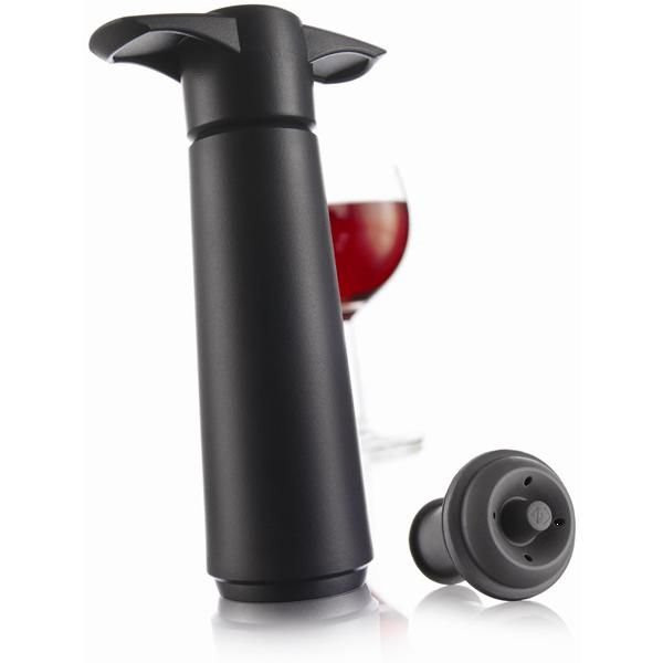 VACUVIN - Coffret Pompe à vin + 2 bouchons - Classic
