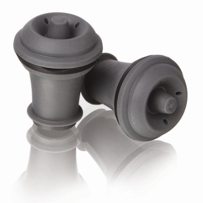 bouchon VACUVIN Gris lot de 2