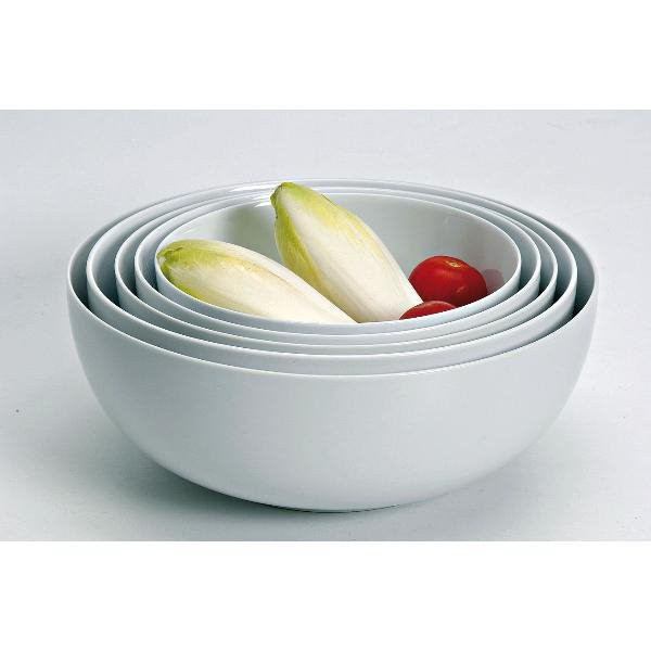 GIRARD - Saladier boule blanc Sahara empilable 23 cm
