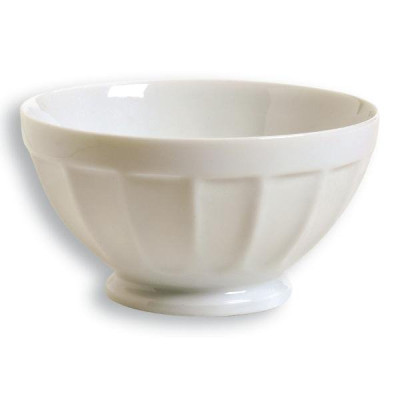 BOL A COTE 16 CM    BLANC (Vendu par 6)