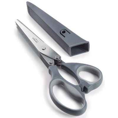 CISEAUX HERBES 5 LAMES+PEIGNE NETTOYAG (Vendu par 6)