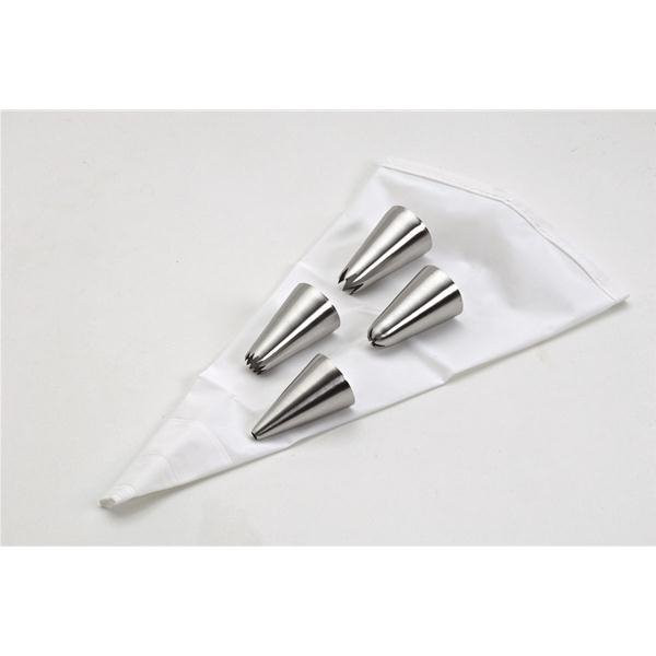 LACOR - Poche à décorer avec 4 douilles