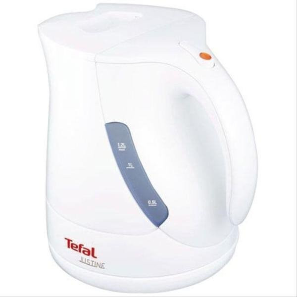 TEFAL - Bouilloire 1.2 L Blanc Brillant - Justine White Shiny - BF512011