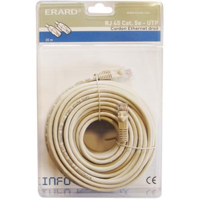 CORDON RJ45 CAT.5E 20M       SC (Vendu par 1)