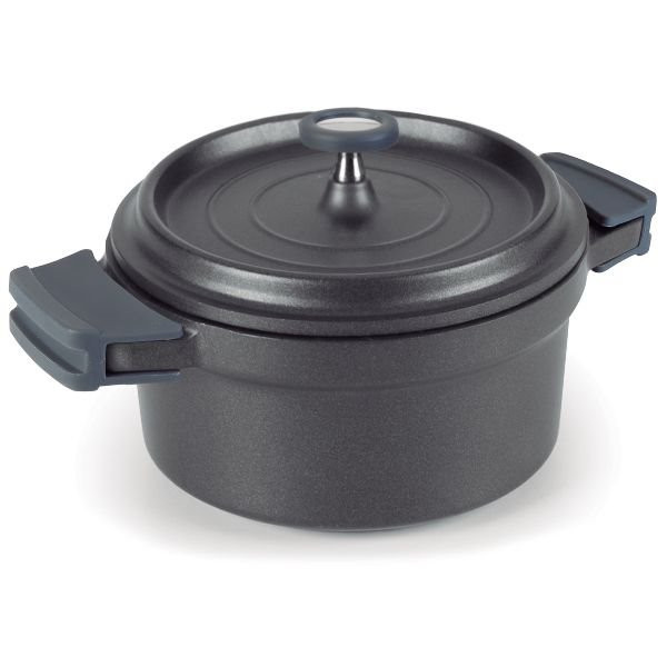 LACOR - Cocotte ronde 28 cm Noir - Fundicion