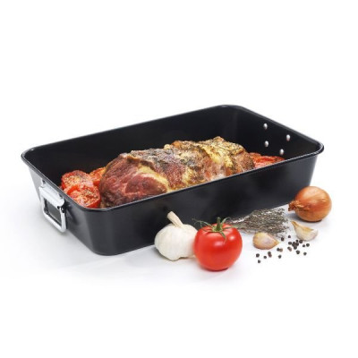 PLAT A FOUR RECT.ACIER 40X28.5X8CM