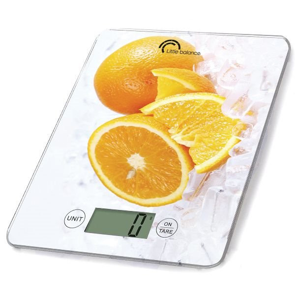 LITTLE BALANCE - Balance culinaire 5 kg - Orange - 8090