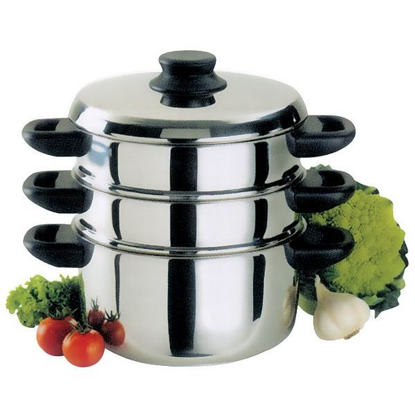 BAUMALU - Combiné vapeur inox 20 cm 3 corps