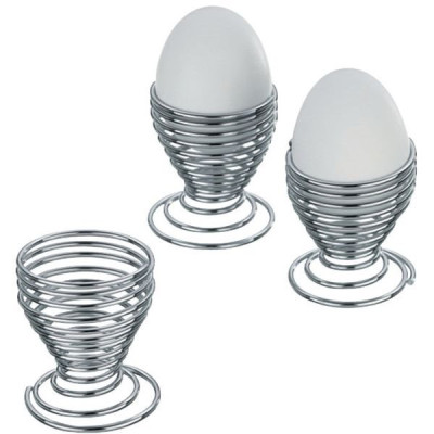 COQUETIER SPIRALE CHROME GLOBAL X4