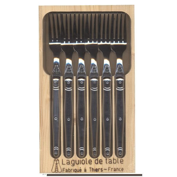 JEAN DUBOST - Coffret 6 fourchettes - Laguiole Inox