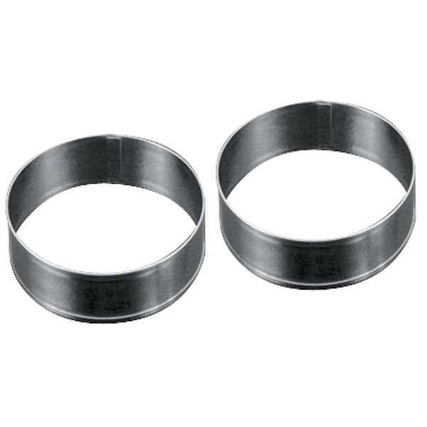 METALTEX - Lot de 2 cercles à pâtisserie