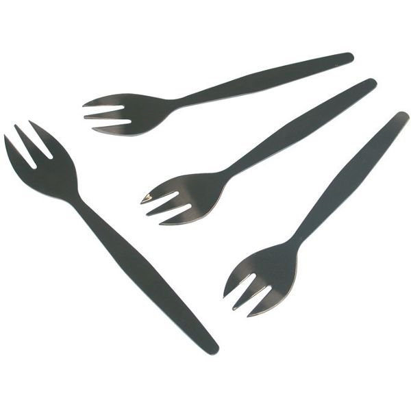 METALTEX - Lot de 4 fourchettes à huîtres en inox