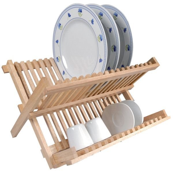 METALTEX - Égouttoir pliable bois