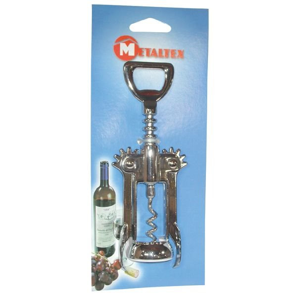 METALTEX - Tire bouchon levier Chromé