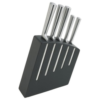 BLOC NOIR 5 COUTEAUX INOX KIMONO