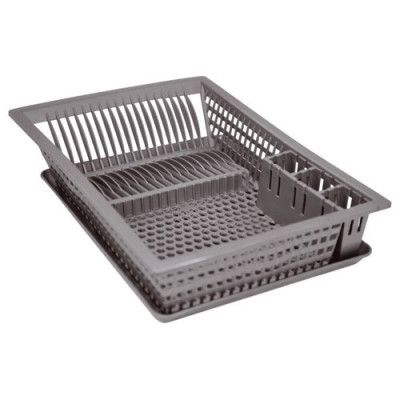 EGOUTTOIR VAISSELLE+PLAT. 49X36 SILVER (Vendu par 1)