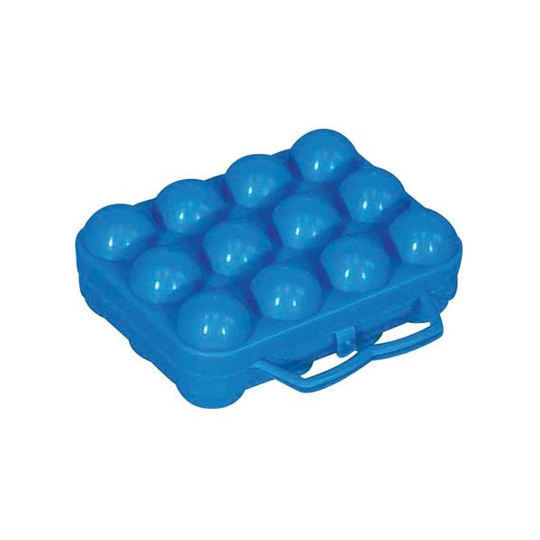 ALUMINIUM ET PLASTIQ - Boîte oeufs 12 cases bleu