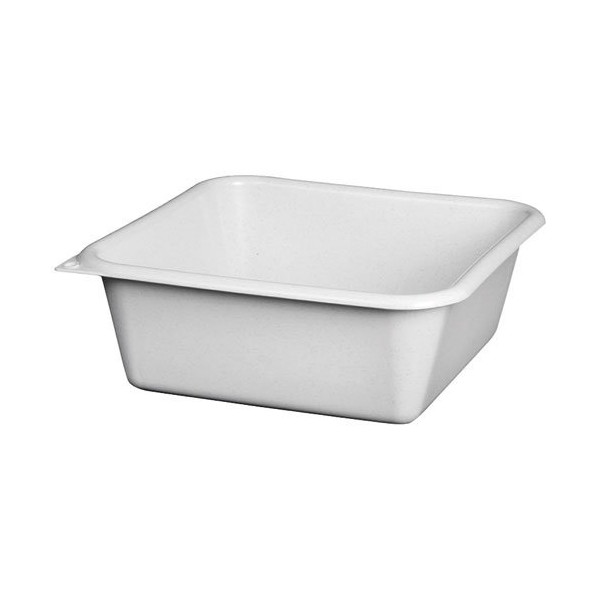 ALUMINIUM ET PLASTIQ - Cuvette carrée 24cm 3l gris moucheté