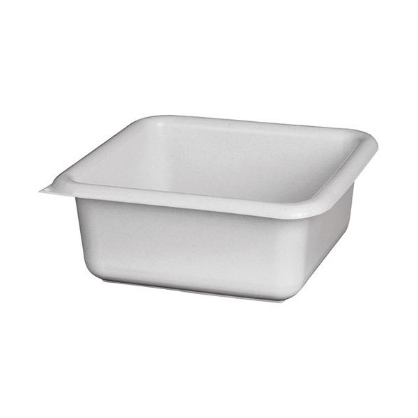 ALUMINIUM ET PLASTIQ - Cuvette carrée 29cm 5.5l gris pa.