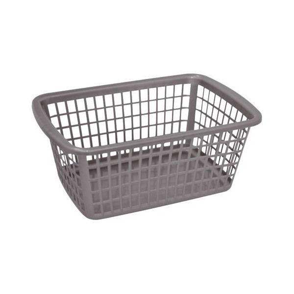 ALUMINIUM ET PLASTIQ - Corbeille à linge - 11 L - gris