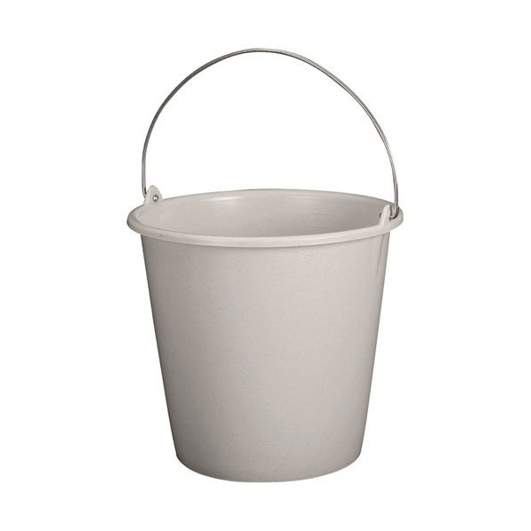 ALUMINIUM ET PLASTIQ - Seau ménage 10l gradué blanc p.