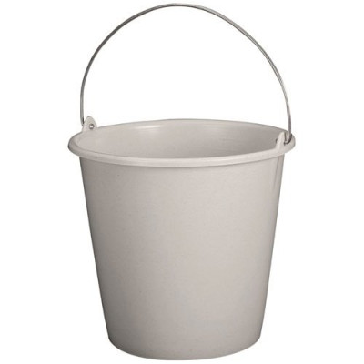 SEAU MENAGE 12L GRADUE GRIS MOUCHETE (Vendu par 1)