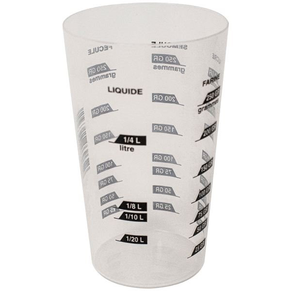 EDA - Pot doseur gradué en plastique - 0,4 L