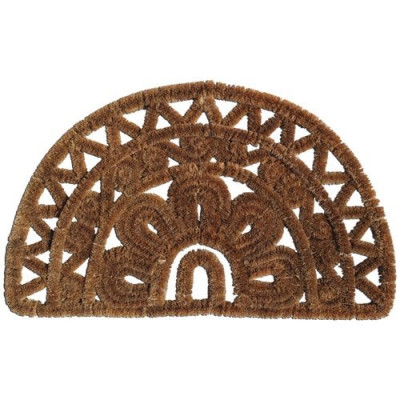 TAPIS COCO METAL 75X45CM DEMILUNE