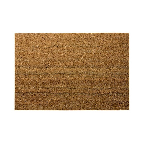 IDMAT - Tapis en fibres de coco naturelles forme rectangle 40 x 60 cm