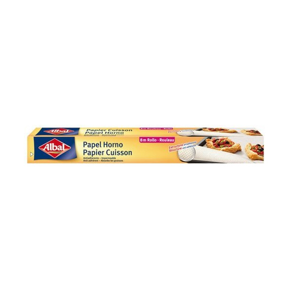 ALBAL - Papier Multi-cuisson 8 x 0.36 cm