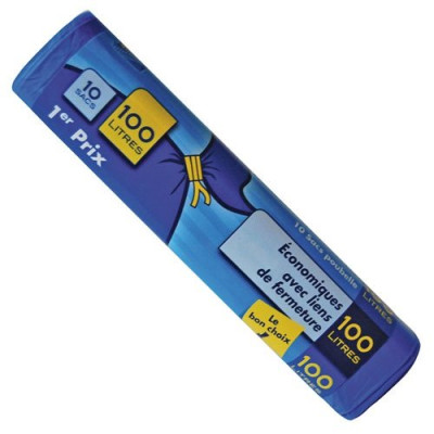 SAC POUBELLE 100L X10 16M PXEC10018SM (Vendu par 1)