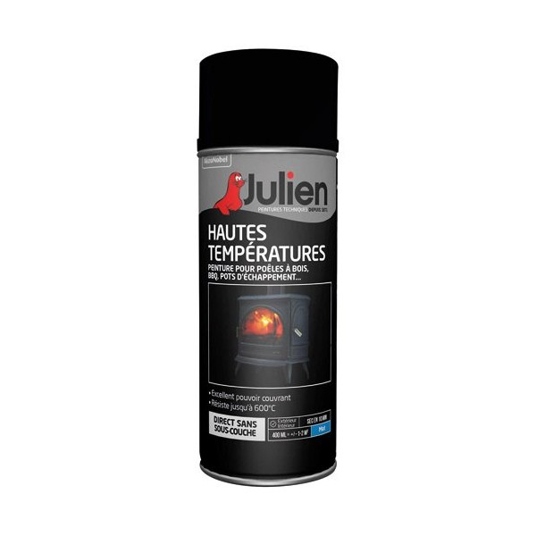 JULIEN - Bombe haute température noir n°43 - 400 mL