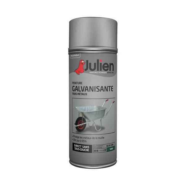 JULIEN - Bombe galvanisé satiné n°74 - 400 mL