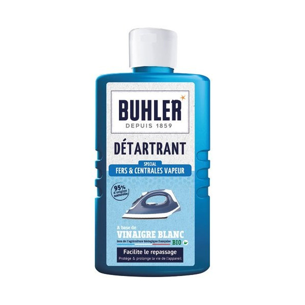 BUHLER - Détartrant fers à repasser - 375 ml