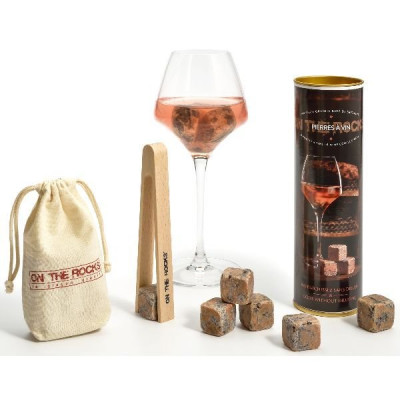 BOITE CADEAU 6 PIERRES A VIN PINCE HET