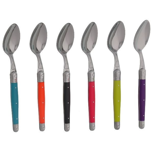 JEAN DUBOST - Coffret de 6 cuillères de table - Laguiole Tonic Mix