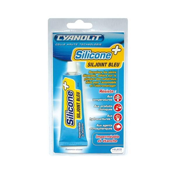 CYANOLIT - Cyanolit joint silicone Siljoint bleu 50ml